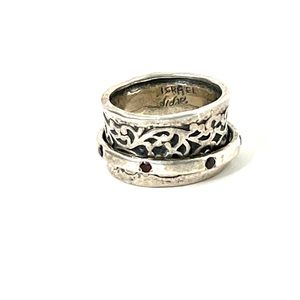 Shablool Didae Israel Ring, Sterling Silver Vintage Size 8.